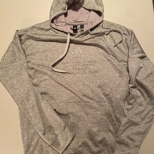 Adidas Light Gray Men's Hoodie